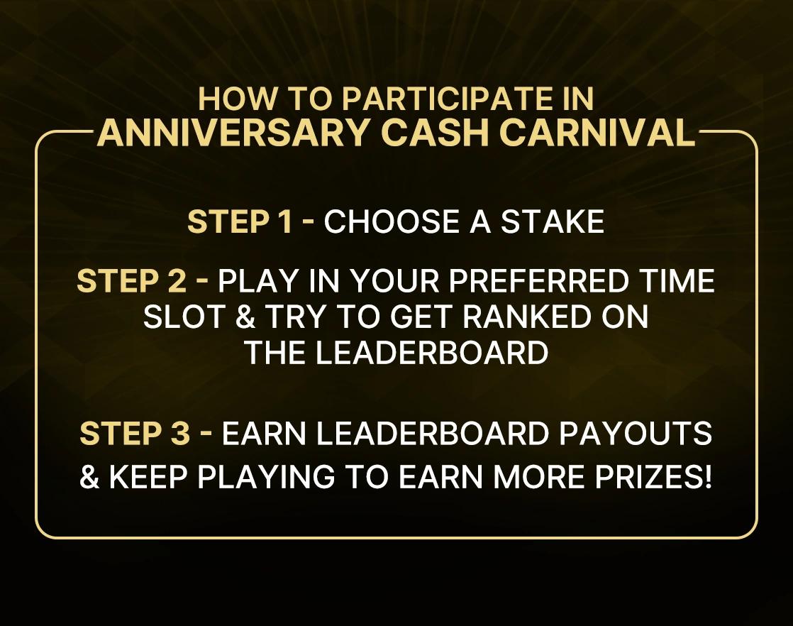 Anniversary Cash Carnival