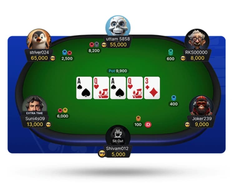 #Register to the poker table of your choice